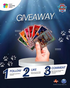 [CONTEST] Bring home collectible cards of your favourite PAW Patrol characters! 3 Lucky winners will walk home with the PAW-fect gift of the full set of 7 collectible cards this Christmas! Simply follow these steps: 🐶 Follow @citysquaremall 🎄Like this post 🍬Comment and tell us your favourite PAW Patrol character The winners will be announced on 10 December. Good luck! Terms & Conditions apply. #citysquaremall #CSM #PAWPatrol | City Square Mall, Singapore