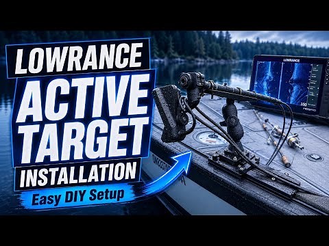 Active Target Installation - Lowrance - Step by Step Boat Install process.