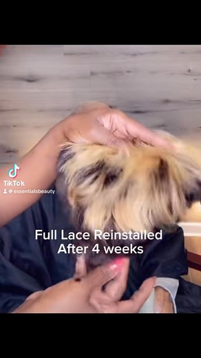 5.9K views · 1.1K reactions | Full lace reinstall… this service can be booked as the 13x6 lace frontal Quickweave slot Once you book the 13x6 lace slot you can let us know you’re going to have your full lace reinstalled. Full lace has to be one that I installed on you. Essentialshs.com | Essentials Hair Salon | Facebook