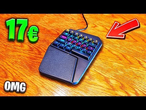 CE MINI CLAVIER GAMER A DES COULEURS RGB MAGNIFIQUES !!