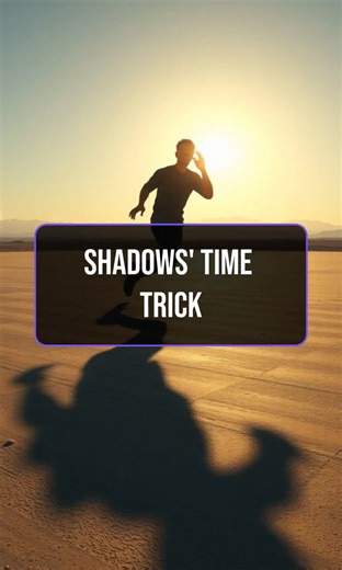 Shadows moving backwards? Discover why! #shadows #time #science