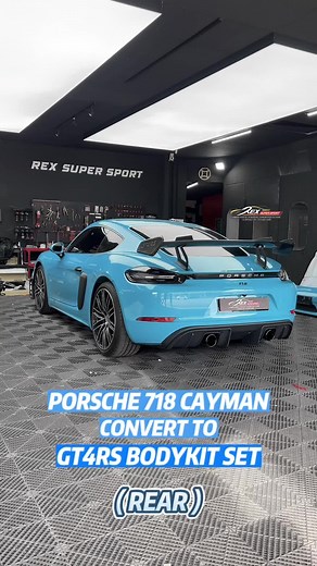 Porsche 718 Cayman Convert To GT4 RS Bodykit Set