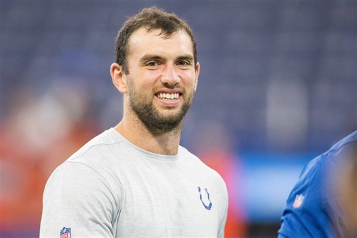 Former Colts Star Andrew Luck Looks 'Unrecognizable' At NBA Game