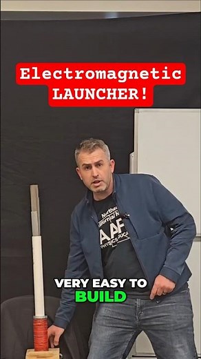 Amazing Physics: Electromagnetic Ring Launcher Demonstration!