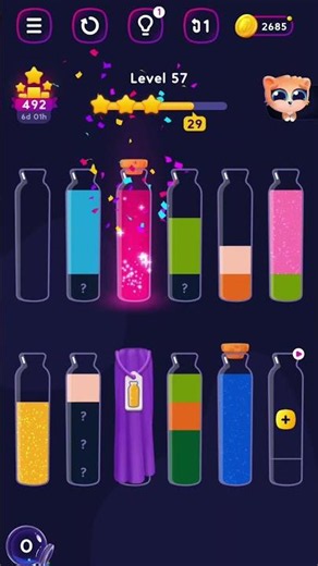 color sort gameplay | level 57 #gaming #games