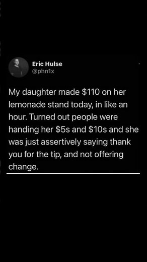 lemonade stand tips win big | Subscribe for more #motivation 😊👍
