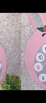ساعه تعليميه بعقارب متحركه . نشاط تفاعلى . how to make clock model for school project . paper clock