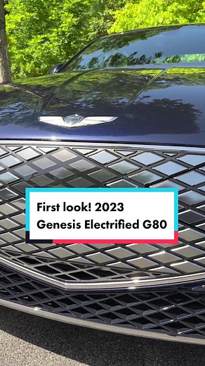 2023 Genesis Electrified G80 First Look