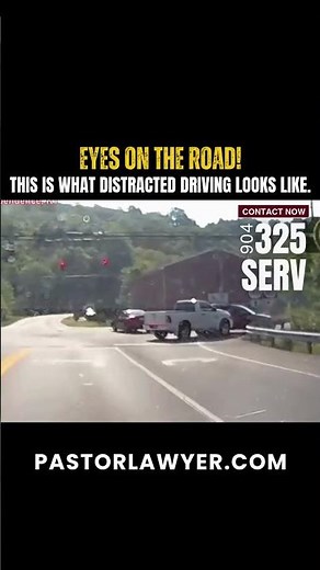 Eyes On The Road! This Is What Distracted Driving Looks Like. #sasmithlegal #justicematters