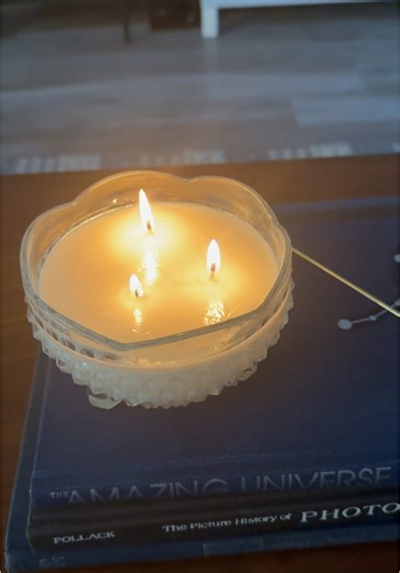 Transforming a Thrifted Glass Vase into a Candle