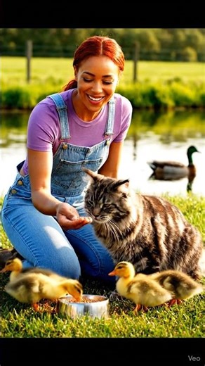 You Won't BELIEVE Who Adopted Our Baby Ducklings! (Pure Farm Love) #farming #foryou #cat #love