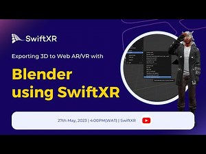 Exporting 3D to Web AR/VR with Blender using SwiftXR