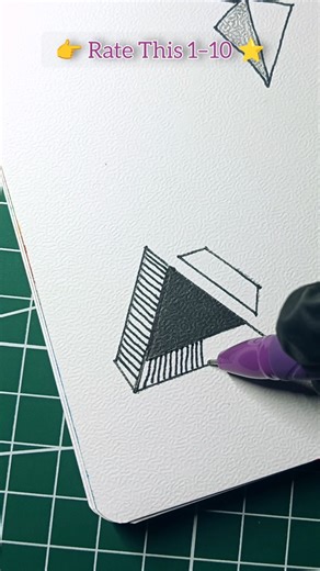 Stop Scrolling! 4 Drawing Ideas That Look Impossible But Are EASY 😱✍️#shorts #art #viral