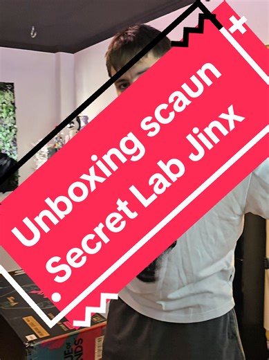 Unboxing scaun Secret Lab Jinx edition ceva League of Legends etc, nu ma joc LoL deci nu le am cu astea. NU este promovare plătită. Am plătit toti banii pentru scaun. #secretlab #unboxing #rolzcommunity #romania🇷🇴