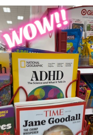 WOW! JUST. WOW. I did this interview for National Geographic talking about binge eating disorder and ADHD a while ago. It came out digitally, but I had no idea it would be part of this special edition! I was literally in the checkout line, picked it up to flip through it just out of curiosity and… and there I was! And no, of course I didn’t embarrass myself… I totally kept my cool 😎 they should be available at most stores that sell magazines through March of this year. There’s some great info s
