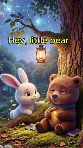Little Bear Can’t Sleep 🐻✨ | Calm Kids Story #Shorts #BedtimeStory #KidsStory #SleepStory