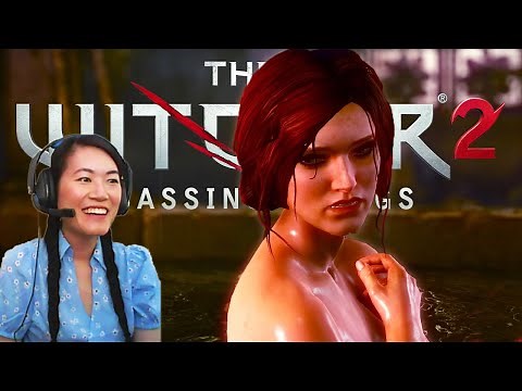 Triss Romance in the Elven Ruins! | Witcher 2 Pt. 4 Lets Play