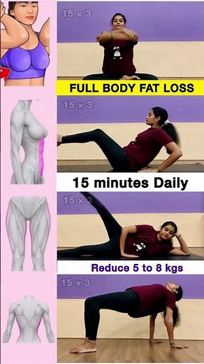 Strong, slim & stress-free — your 15-minute yoga routine for real fat loss 💃