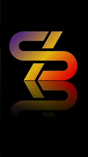 3D Brick Texture Logo Design 🔥 Gradient Glow Effect in CorelDRAW | Modern Letter Sb Logo