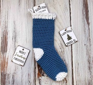 The Best Mini Christmas Stocking Crochet Pattern