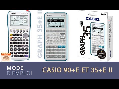 Mode Examen CASIO Graph 35+E II et Graph 90+E