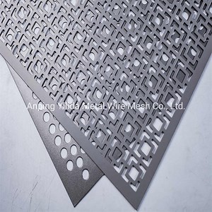 [Hot Item] Decorative Punched Perforated Plate Metal Screen Sheet Panels