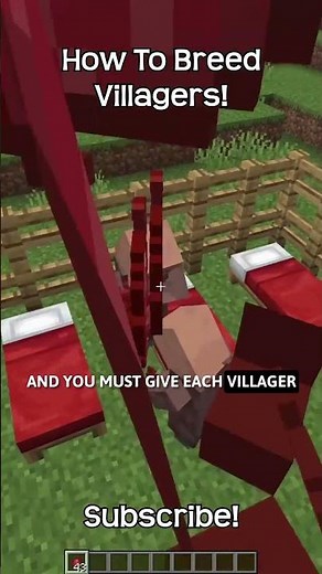 How To Breed Villagers In Minecraft?!