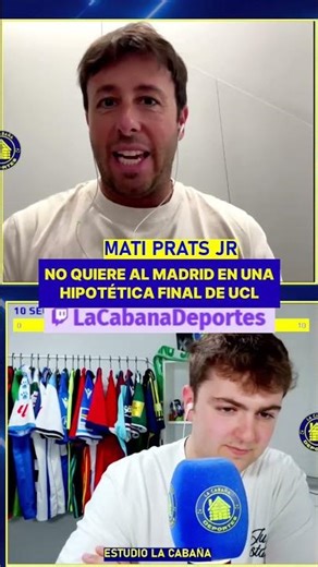 🔴⚪ Matías Prats JR: “Una final de CHAMPIONS contra el Madrid… ni verla”
