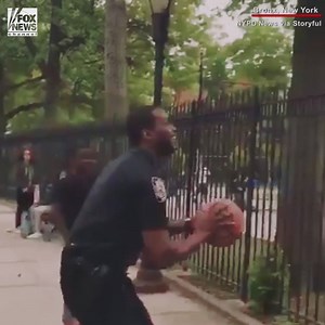 268K views · 6.5K reactions | WATCH: A NYPD officer wowed bystanders when his shot from outside a Bronx basketball court miraculously went in. | Fox News | Facebook