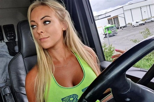 Trucker and Social Media Star Angelica Larsson Is a Swedish Bombshell