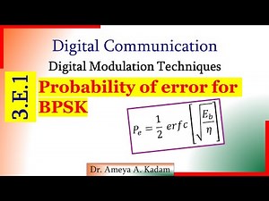 3.E.1 Probability of Error for BPSK