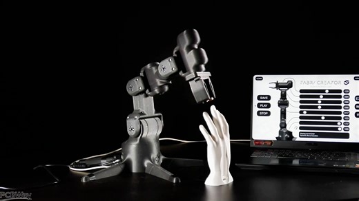 PCBWay on Instagram: "🦾 Arduino Robotic Arm Record • Replay • Export • Import A brilliant build by @fabri_creator Want to see how it works? -More info: https://youtu.be/mH10h8SrDmM?si=T8yIV6g6_BsvMD_W #Arduino #Robotics #MakerProject #PCBWay"