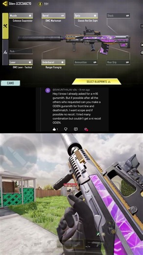 Best oden gunsmith in CODM season 4 2026 #codm #codmobile #short #shorts #shortsfeed #shortvideo