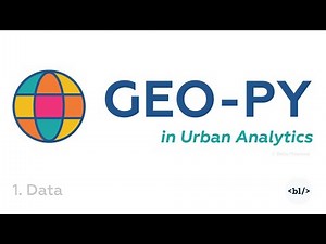 Geo-Py in Urban Analytics. Reading and exporting OSM data: geoPandas, osmnx.