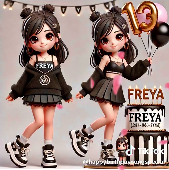 Freya Hip-Hop Style Happy Birthday Song