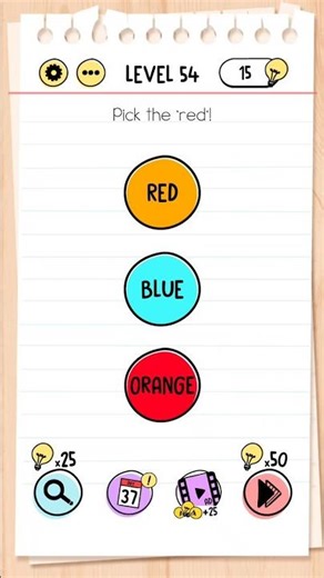 Brain test level 54 #yoytubeshorts #shorts #shorts