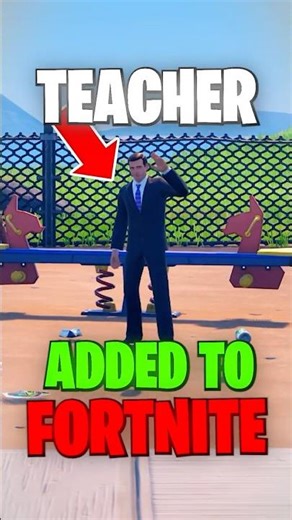 This Teacher Was SECRETLY Added To Fortnite 😱