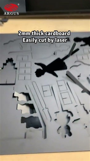 Industrial Laser Cutting for 2mm Cardboard | Smooth & Efficient Production | ARGUS Laser #lasercut