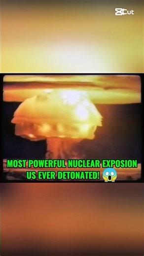 The Most Powerful Nuclear Test in US History💣☢️| Moments OTD