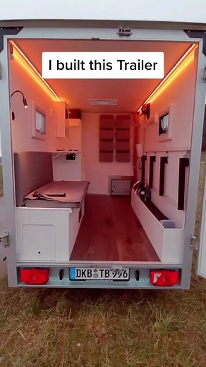 DIY Motorcycle Camper Trailer for Travel | Vanlife