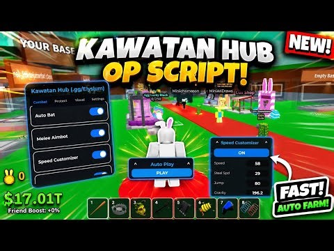 [NEW🤖] OP SCRIPT For steal a brainrot | Free | Keyless Kawatan Hub👀🔥