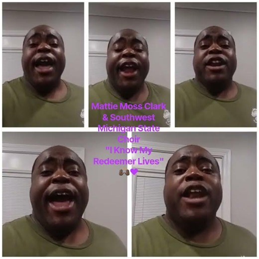 Mattie Moss Clark & Southwest Michigan State Choir "I Know My Redeemer Lives" (Acapella Snippet)