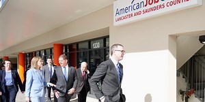 Grand opening of the relocated American Job Center