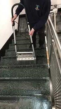 How to clean dirty concrete stairs by Sleephaven Cleaning Services