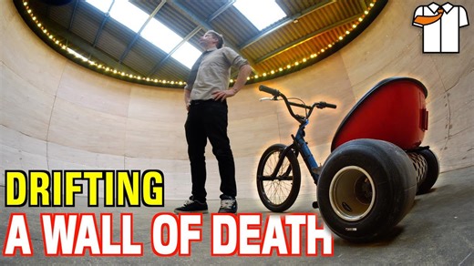 I built a drift trike for the wall of death! 😲