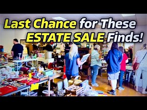 Estate Sale Shopping Last-Minute Finds in 70-Year Collection!