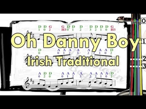 Oh Danny Boy | Violin SHEET MUSIC [With Fingerings] | Irish Traditional Song [Level 3]