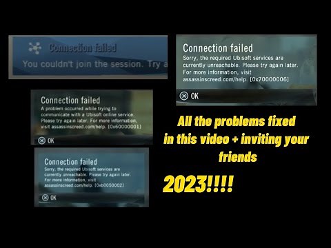 fix assassin's creed unity servers + All error codes 0x70000006 || 0x60000001|| 0xb0050002 || 2023!