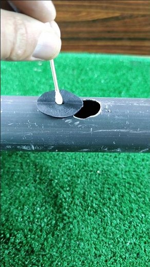 Did you know this trick? Tips for repairing broken PVC pipes