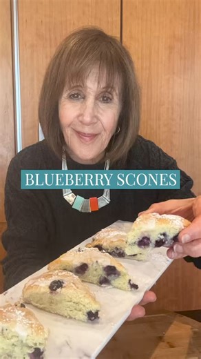 Copycat blueberry scones - Starbucks style. These are a favourite of my hubby Sam.🫐 Be sure to let me know if you try them! What copycat recipe should I recreate next? Drop a comment below and keep scrolling for recipe details: ⬇️ INGREDIENTS 2 cups all purpose flour ½ cup white sugar 1 tsp baking powder ¼ tsp baking soda 1 egg ½ cup light sour cream ¾ cup blueberries 1 tbsp sugar Glaze ½ cup icing sugar 2 tsp water or more INSTRUCTIONS 1. Add flour, baking powder, baking soda and sugar to bowl
